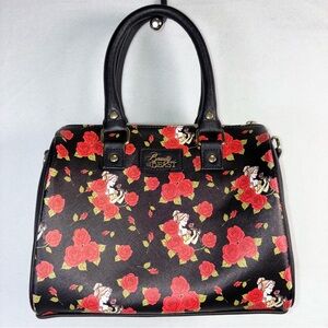 Beauty & the Beast Disney Loungefly Crossbody Bag Purse Satchel Belle Roses